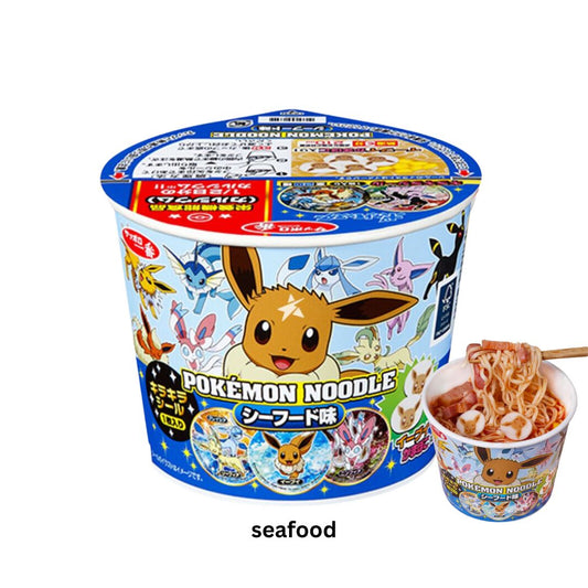 Sanyo Pokemon Cup Noodle Seafood Soy Sauce  37g/ Japan Product