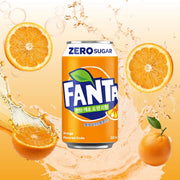 Fanta Drinks Zero Sugar 350ml- Oange