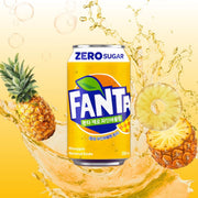 Fanta Drinks Zero Sugar 350ml- Pineapple