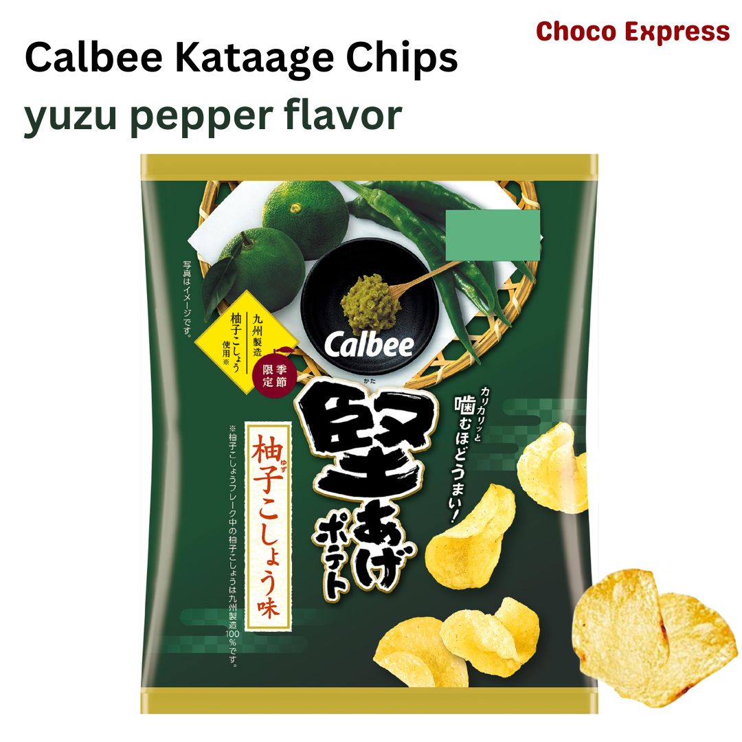 Calbee Kataage Potato Yuzu Pepper Flavor 60g/ Product of
