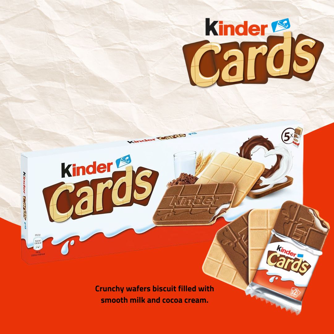 Kinder Cards Chocolate 128g