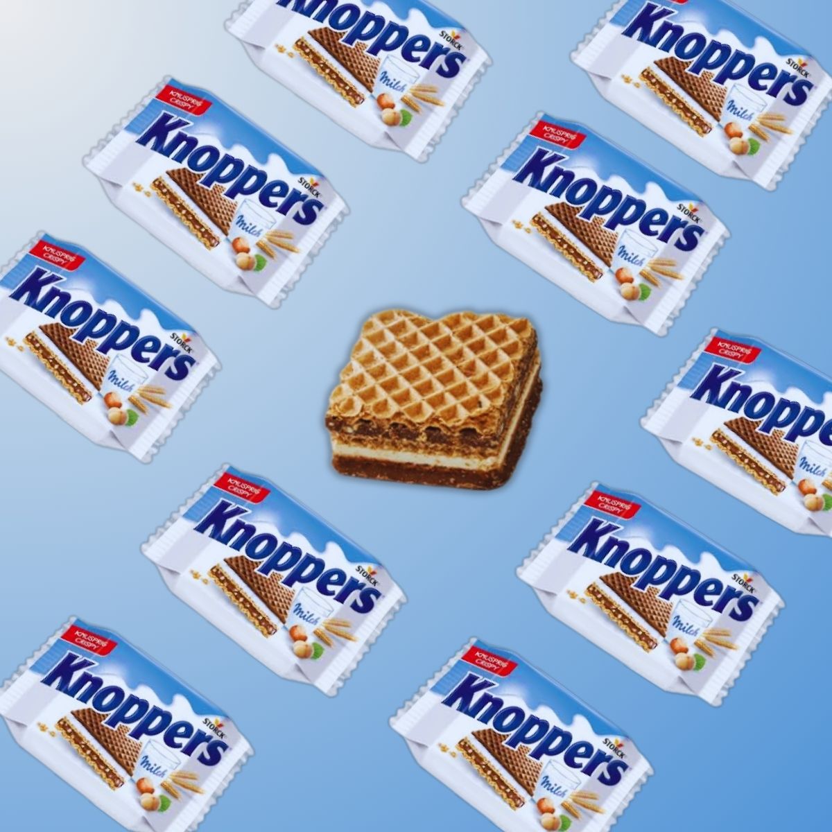Knoppers Wafer Minis 192g| Milk Hazelnut Wafers