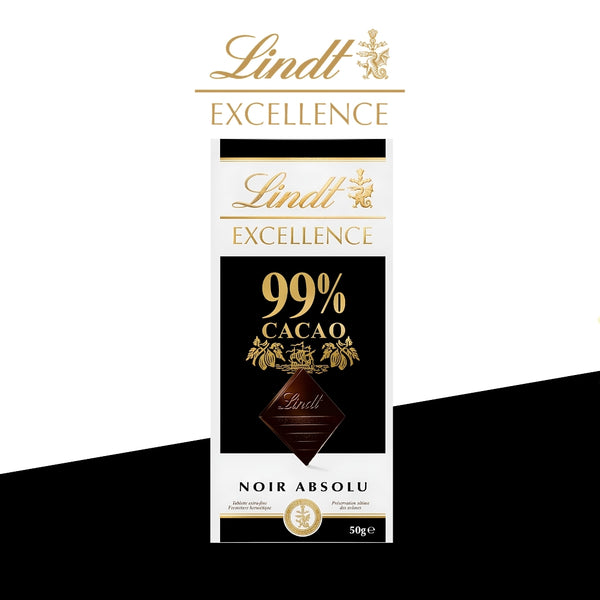 [Pre-Order] Lindt Excellence 99% Cocoa Dark Chocolate 5g