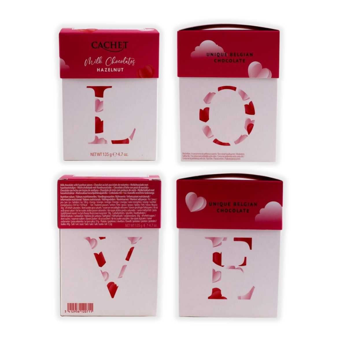Cachet Milk Chocolate: Love Cube Box