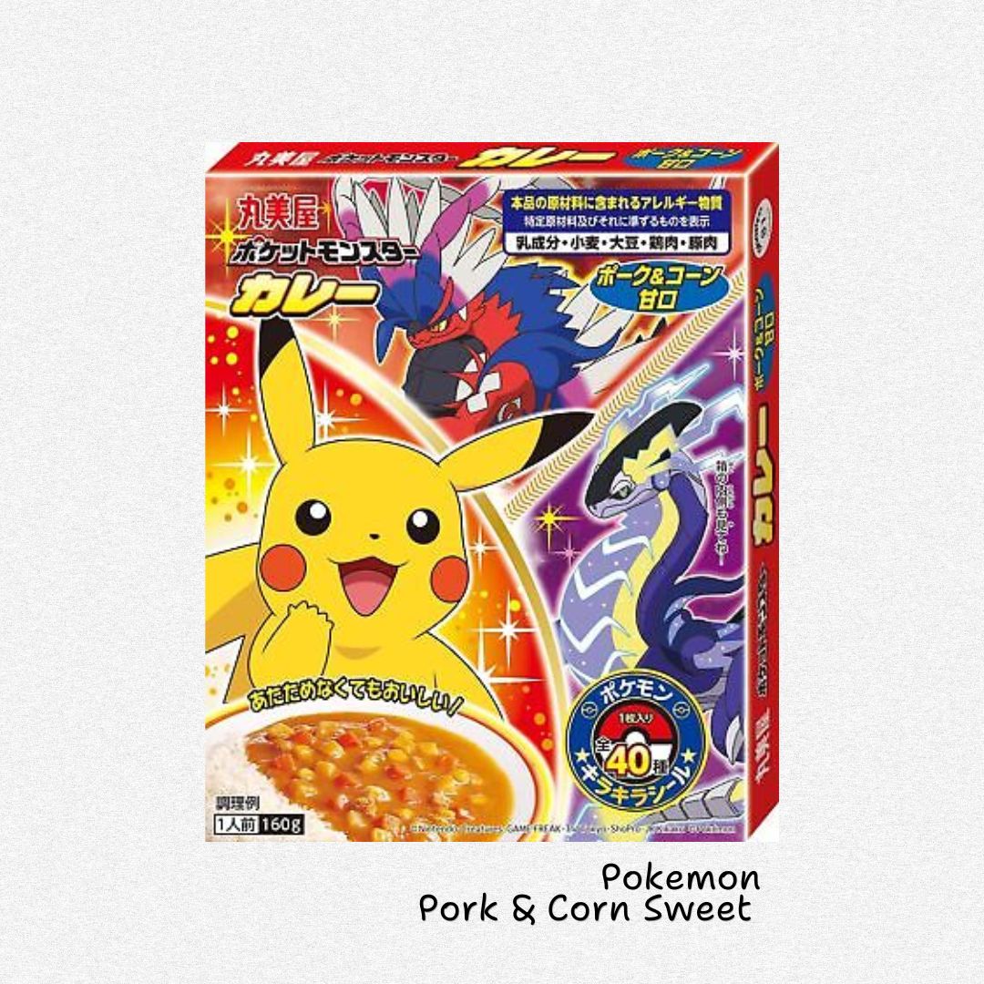 Marumiya Instant Curry: Pokemon Curry Pork and Corn Sweet