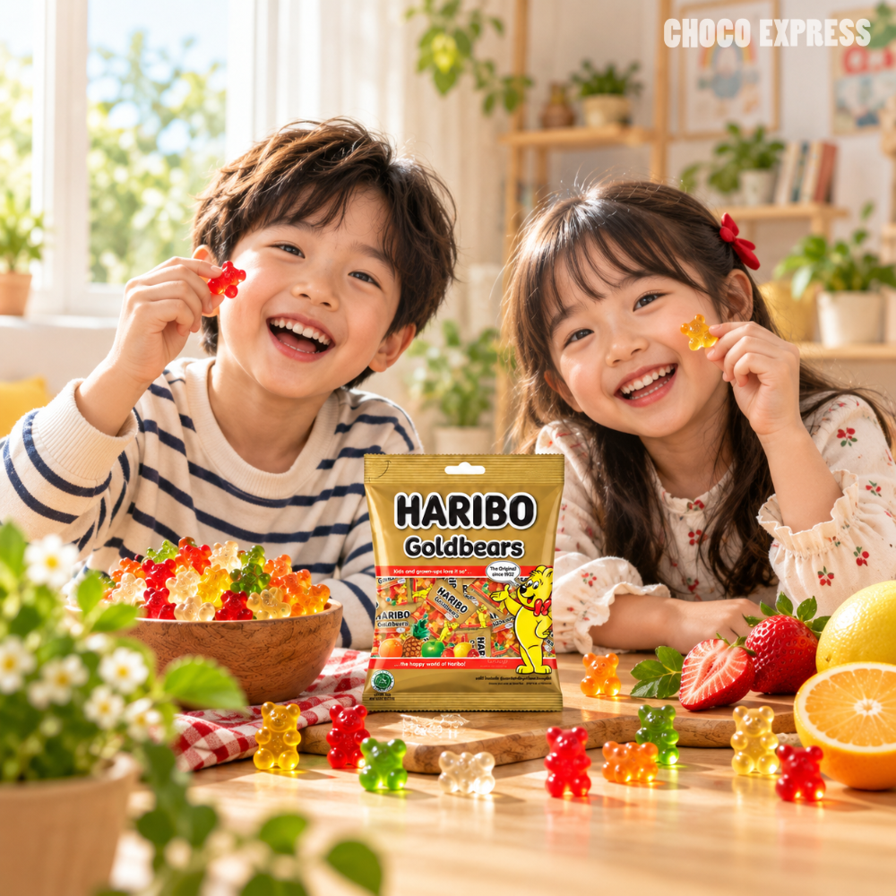 Haribo Goldbears Minis Fruit Gummy Bears | 20 Packs | 250g
