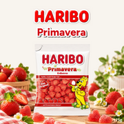 Haribo Primavera Strawberry Soft Candy | Strawberry Flavoured Foam Sweets | 175g