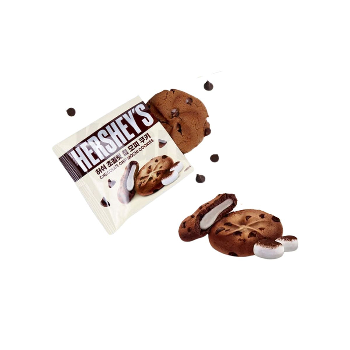 Hershey Choco Chip Mochi Cookies