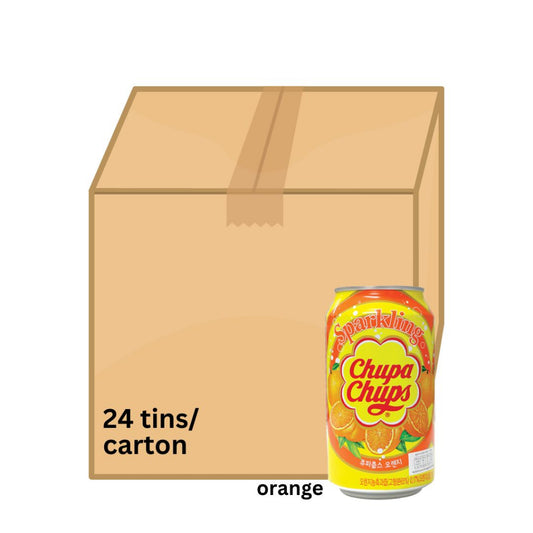 (Carton) Chupa Chups Sparkling Drink 345ml Bundle Deals/ Made in Korea