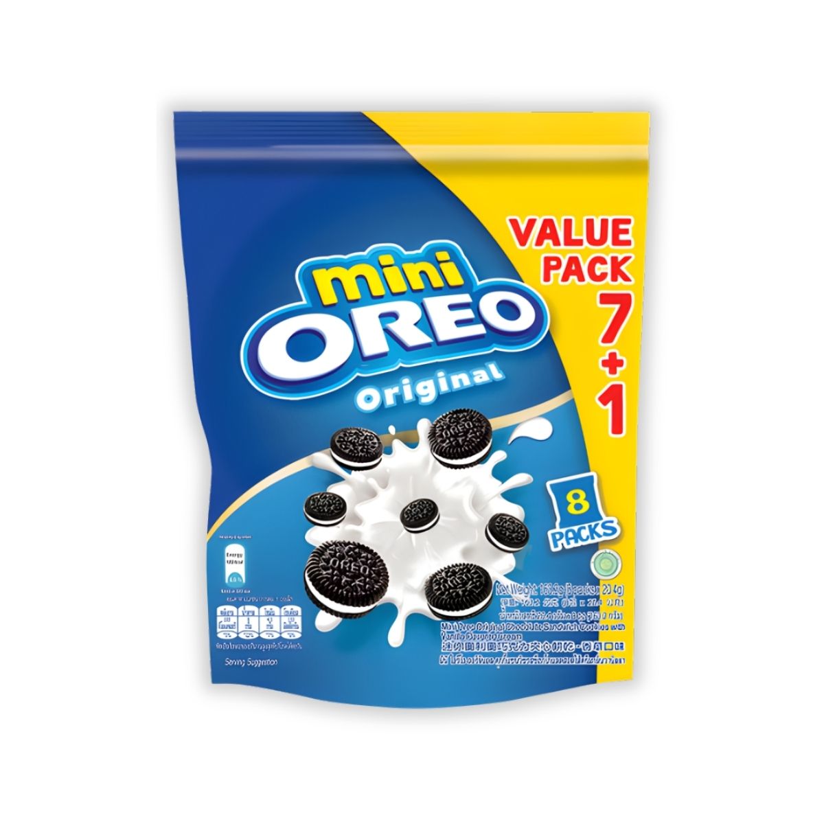 Mini Oreo Original value pack on a white background