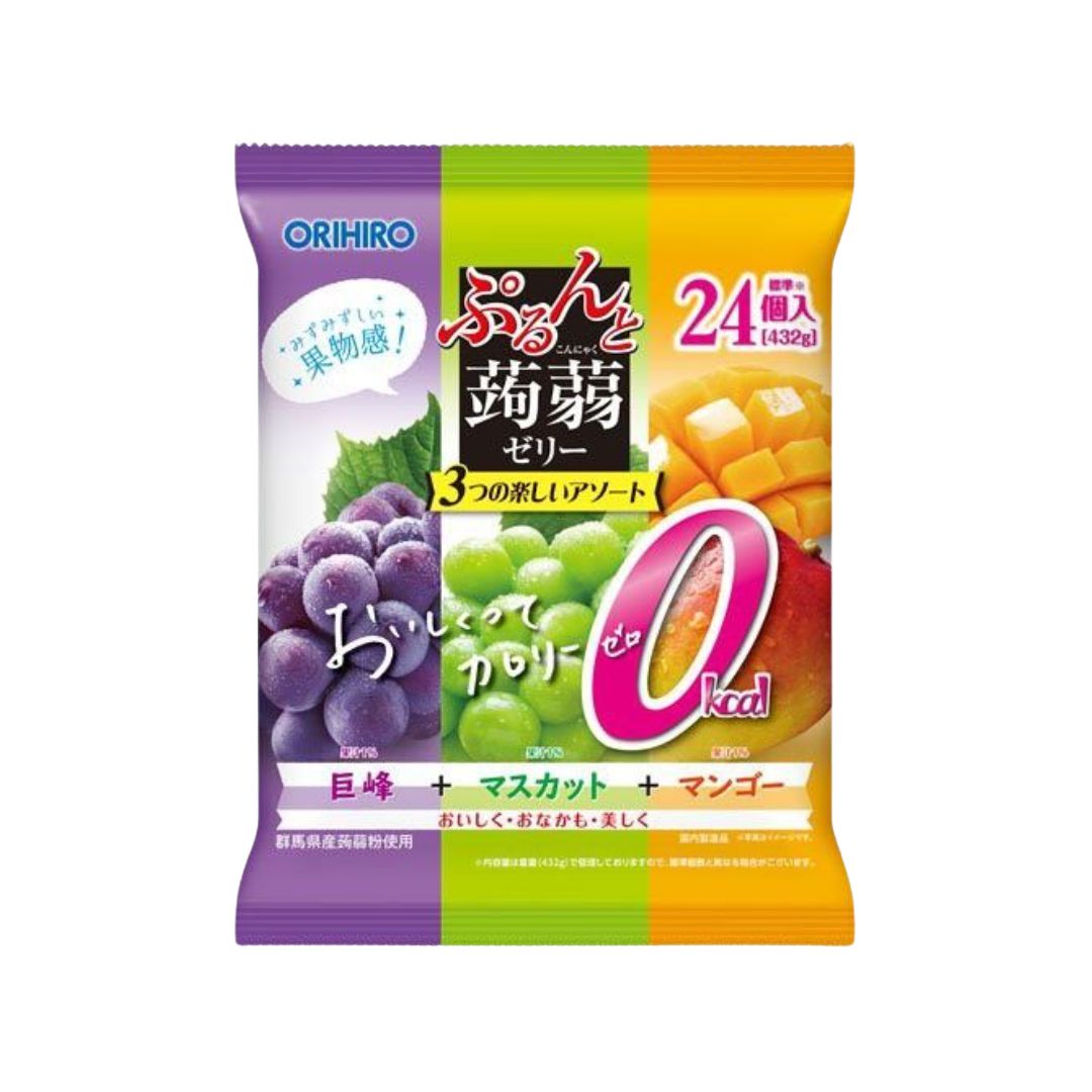 Orihiro Konjac Jelly: 24 pieces