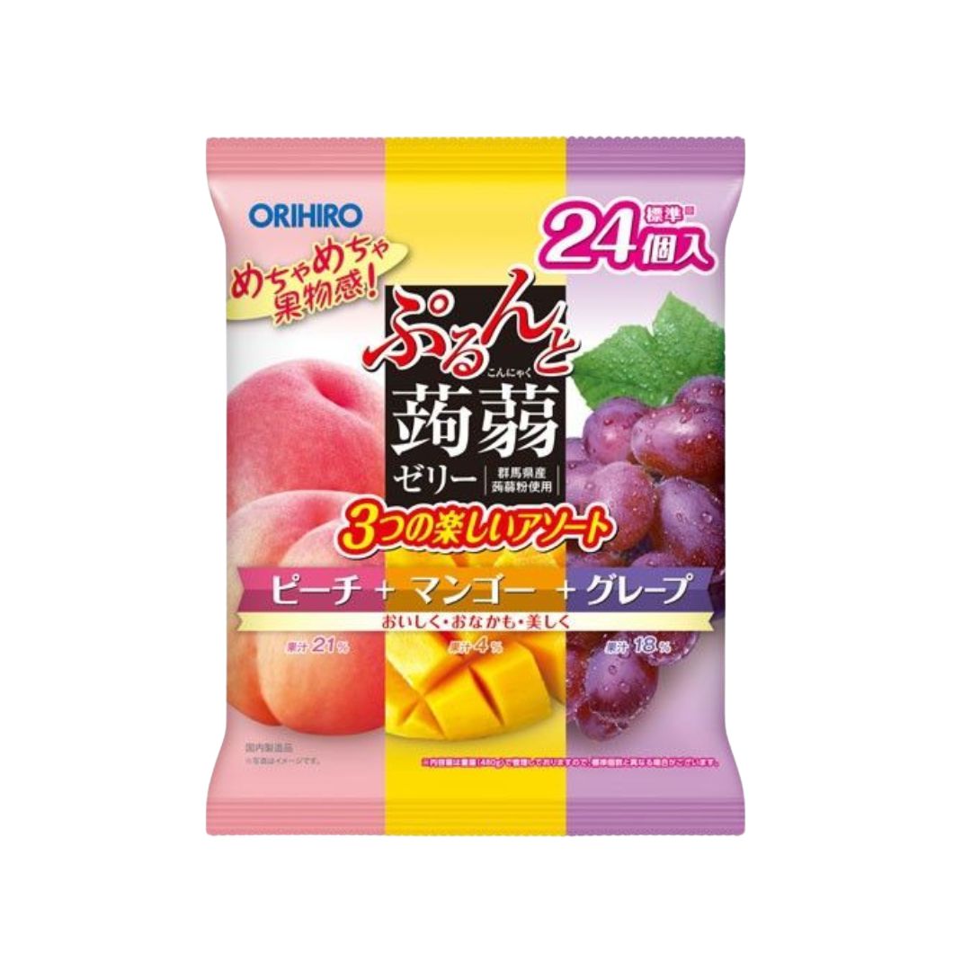 Orihiro Konjac Jelly: 24 pieces