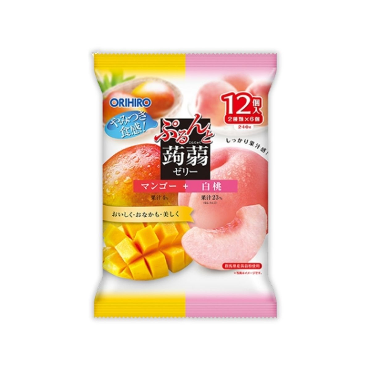 Orihiro Konjac Jelly: 12 pieces