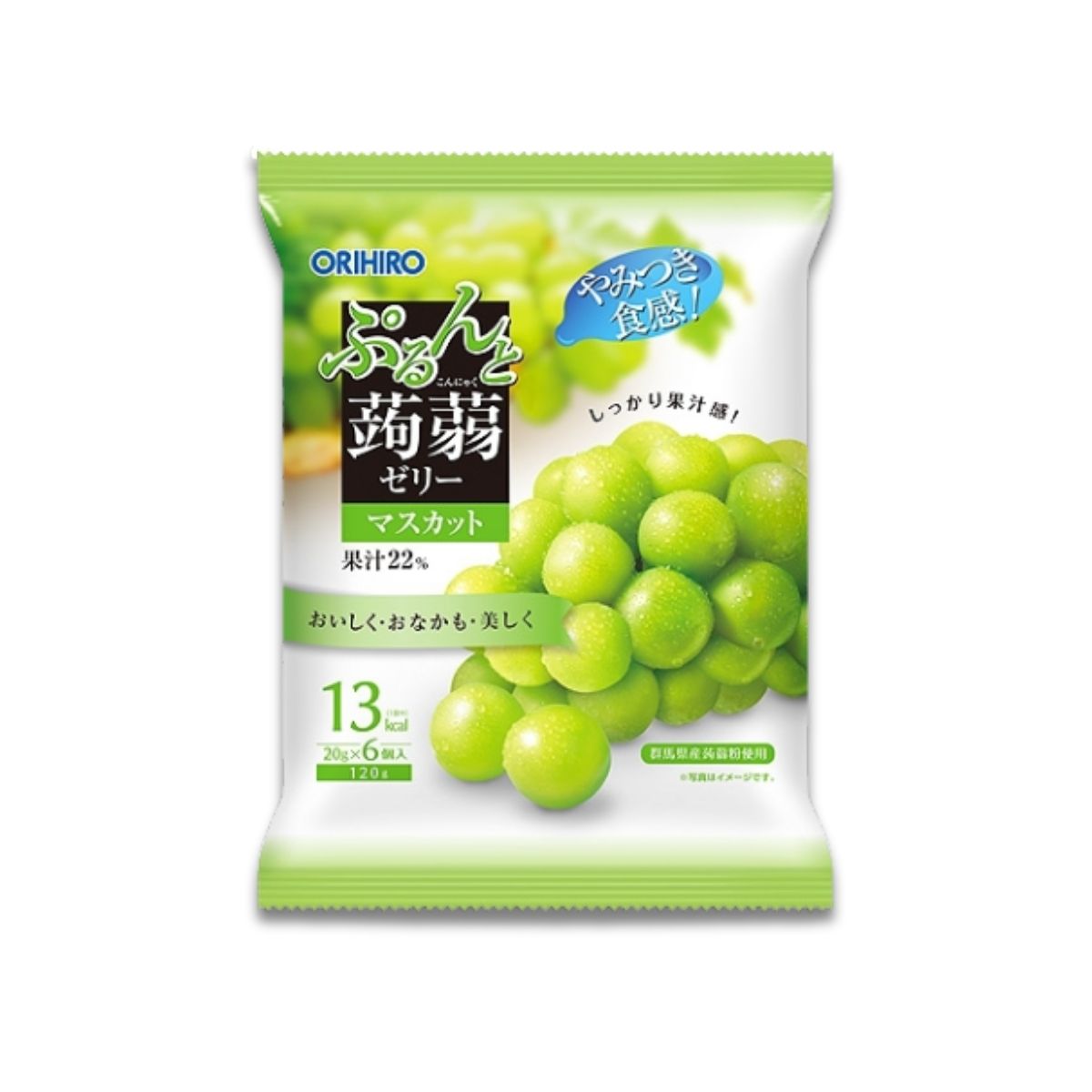 Orihiro Konjac Jelly: 6 pieces