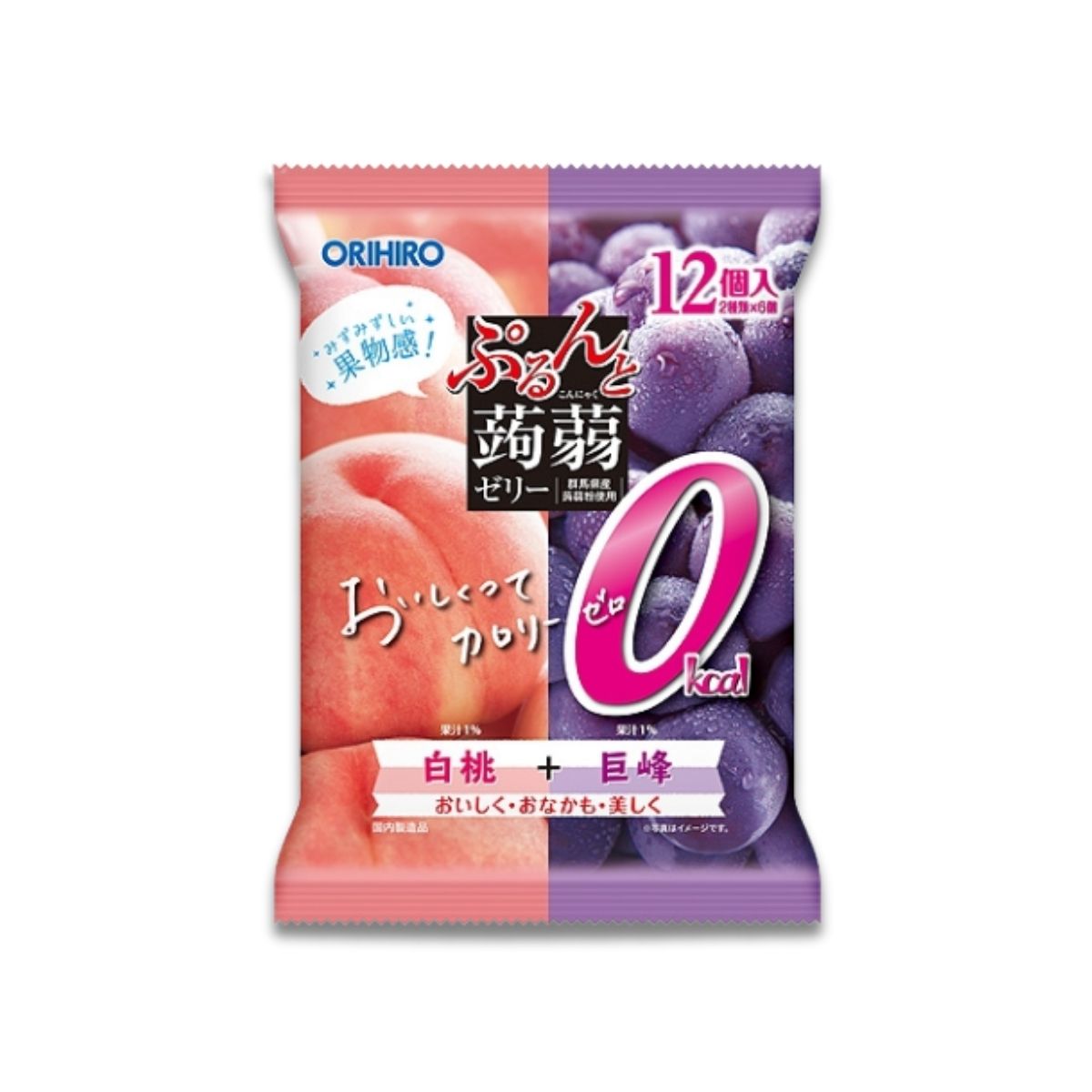 Orihiro Konjac Jelly: 12 pieces