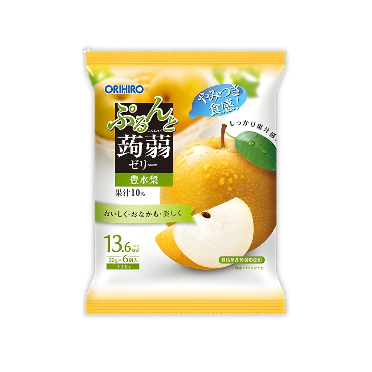 Orihiro Konjac Jelly: 6 pieces