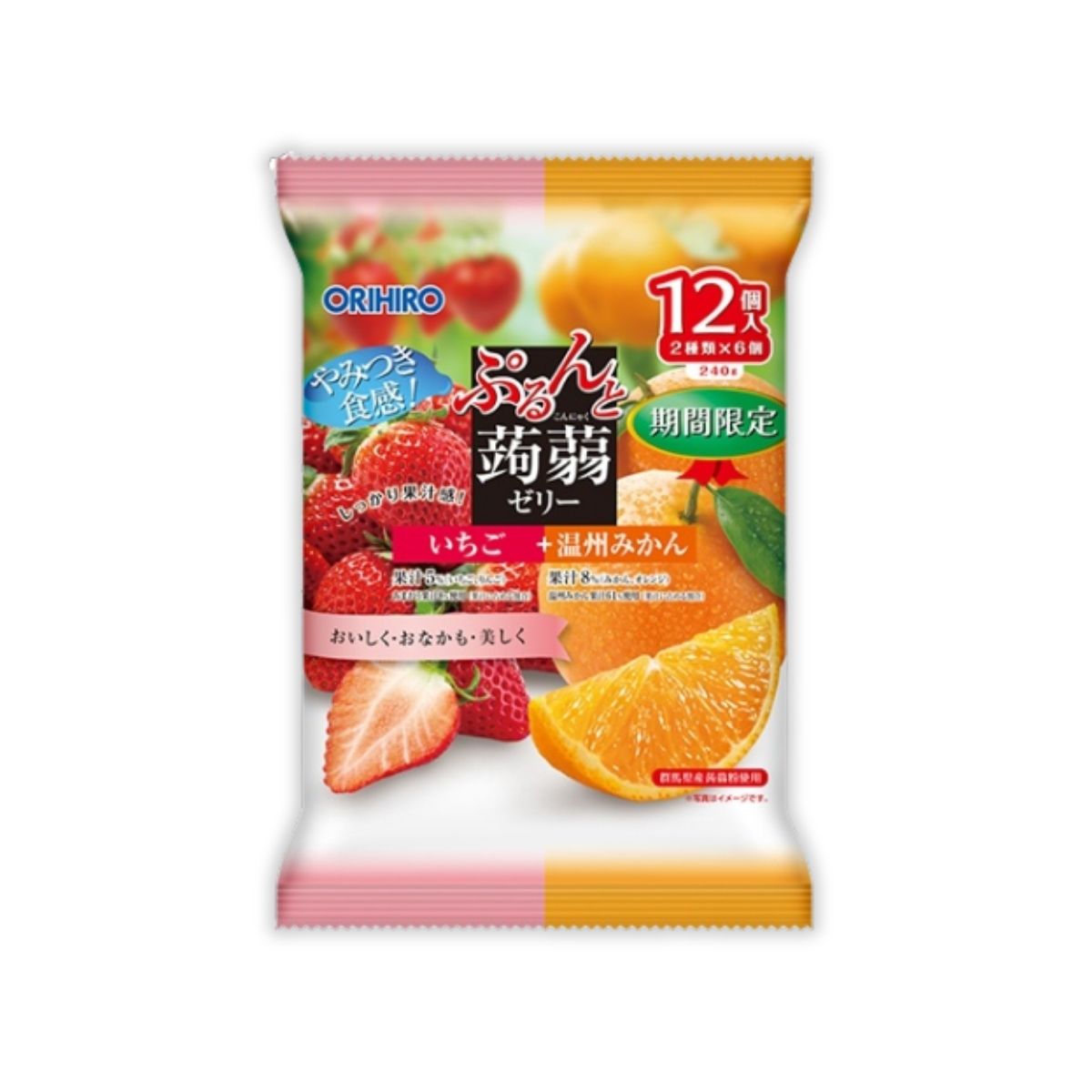 Orihiro Konjac Jelly: 12 pieces