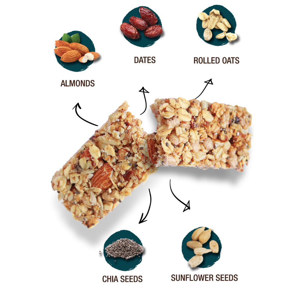 Granobar - Dates, Almonds, & Chia Seeds 225g (5pcs)