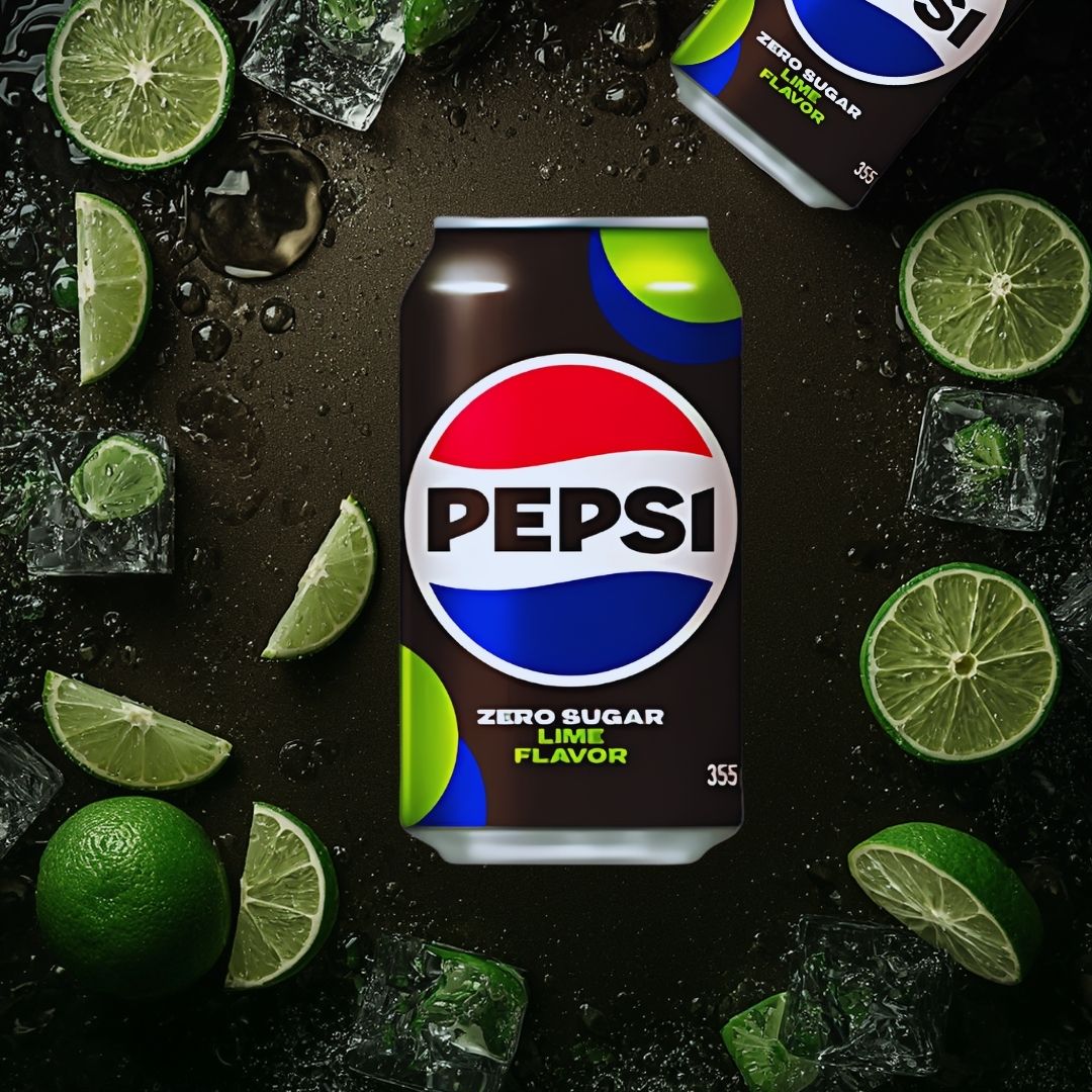 Korean Pepsi Zero Sugar 355ml - Lime
