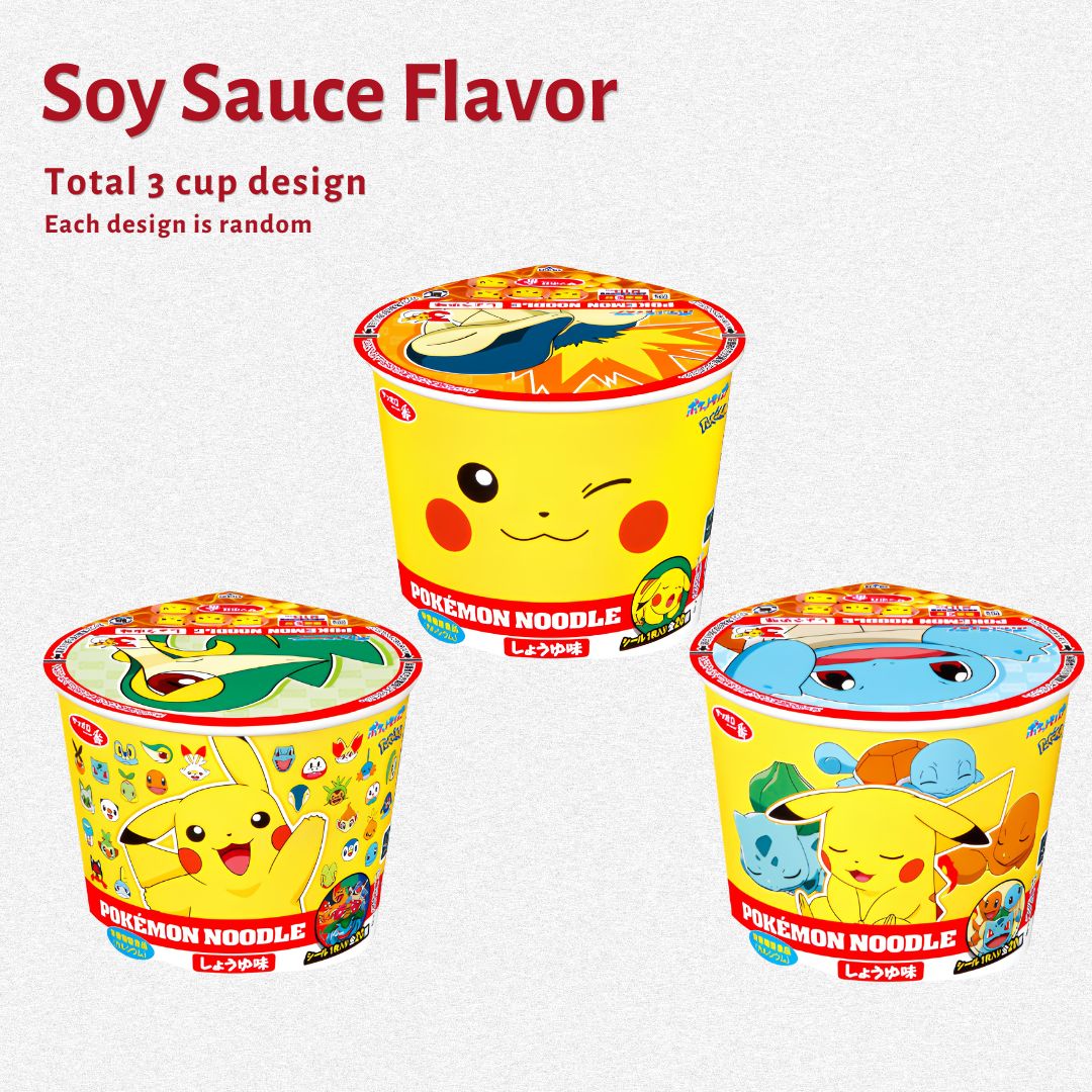 Sanyo Ichiban Pokemon Bowl-Type Noodles: Soy Sauce 38g