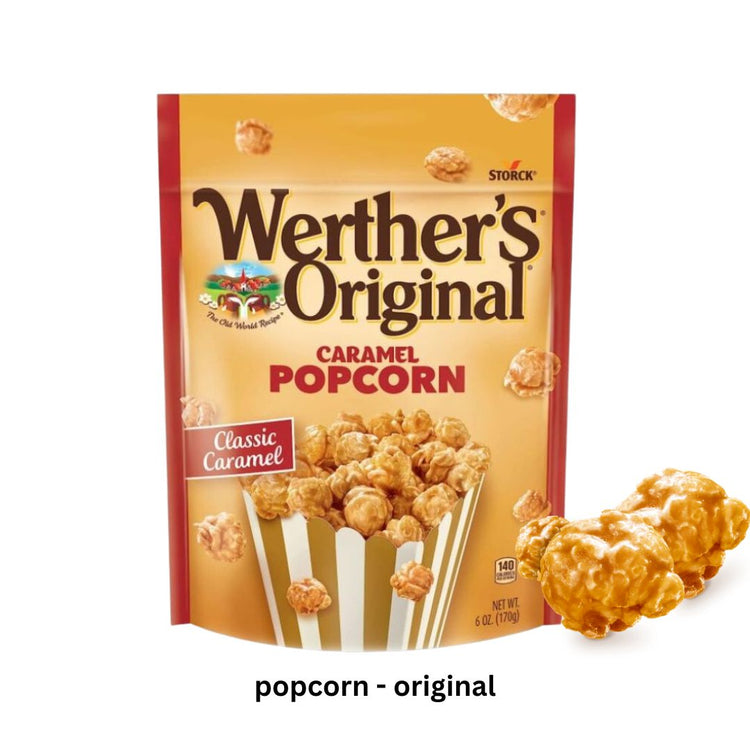 Werther's Popcorn Classic Caramel 140G/ Product of Europe