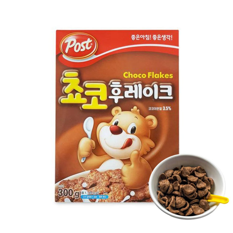 Post Choco Flakes Choco Cereal/ Product of Korea