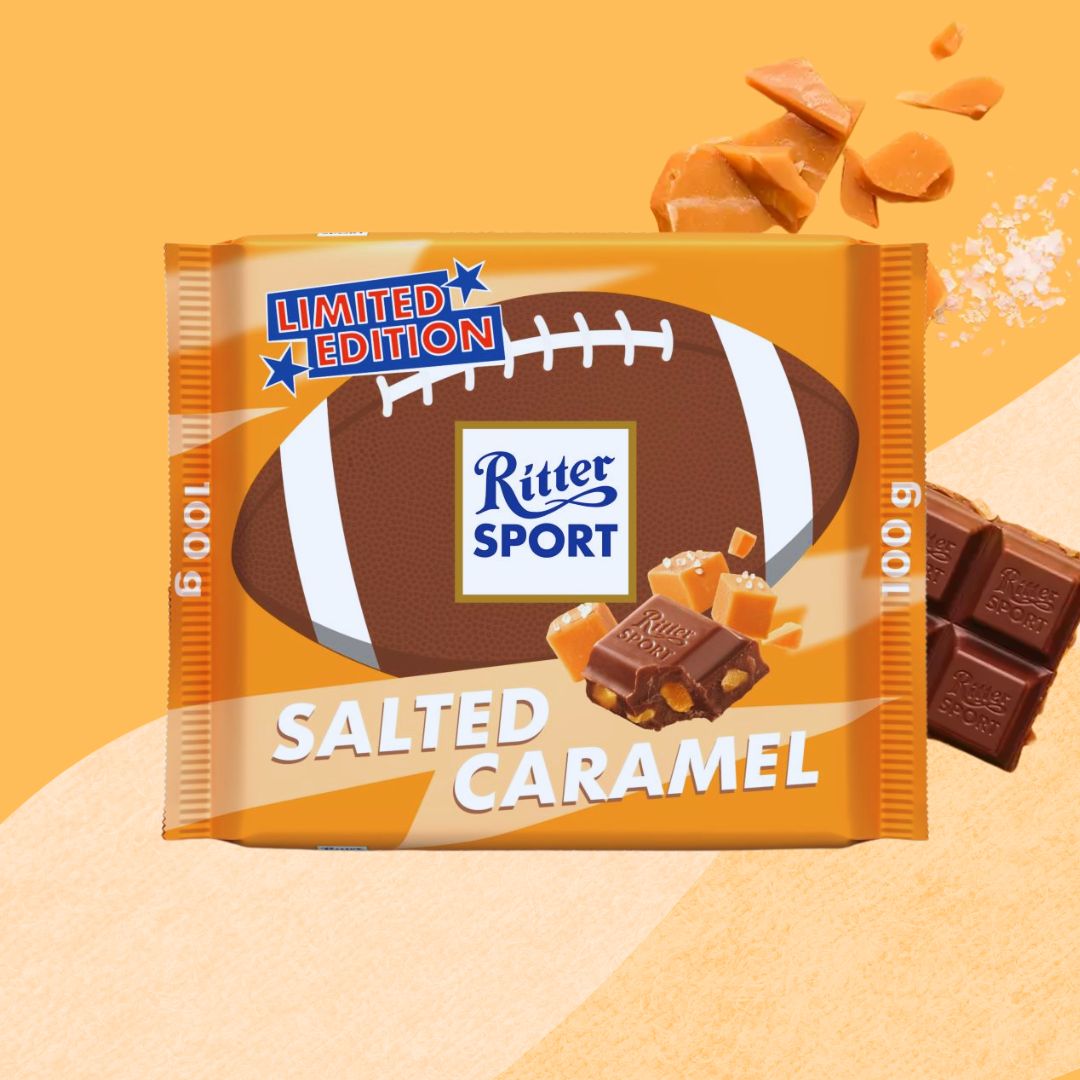 Ritter Sport Chocolate Bar: Salted Caramel