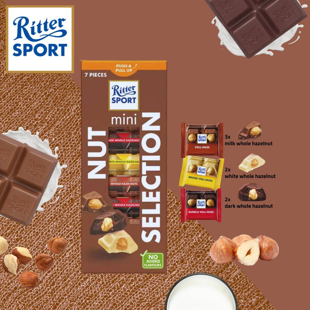Ritter Sport Mini Chocolate Mix 116g: Voll-Nuss Mix