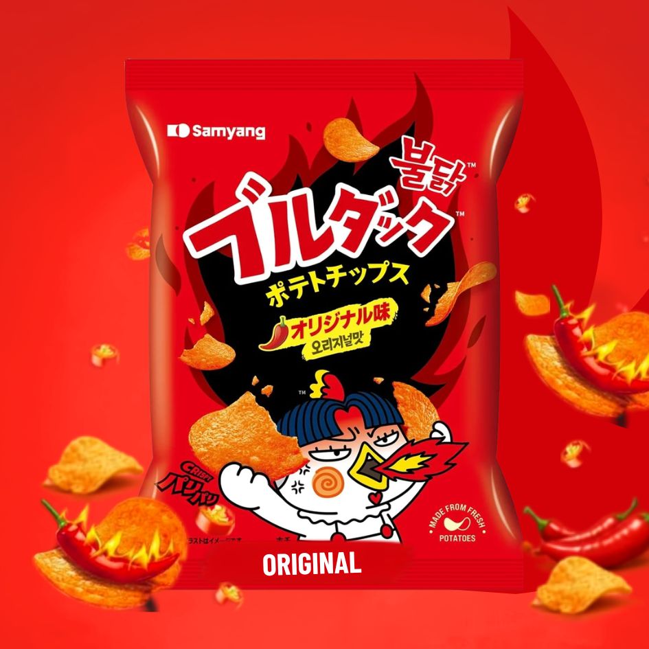 Japanese Samyang Buldak Potato Chips: Original