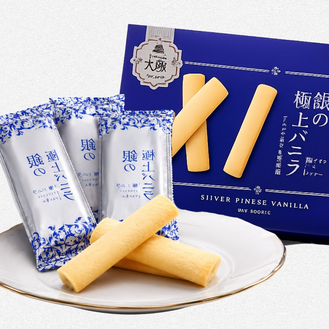 Wakao Seika Silver Premium Vanilla Cookie 12p 188g | Gift Set | Cookies