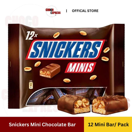 Snickers Mini Chocolate Bar 12p 227g/ Product of Germany