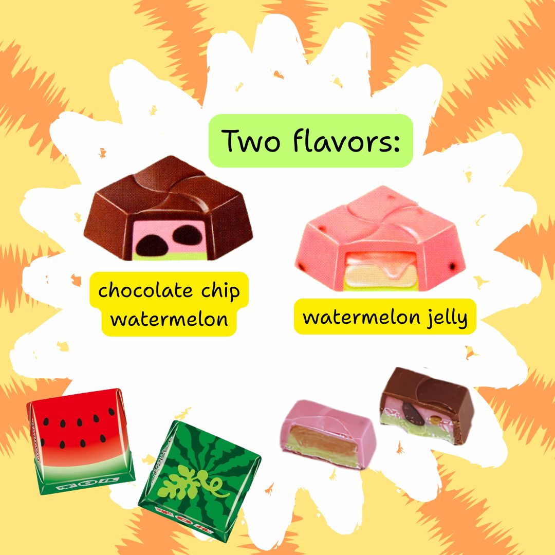 Tirol Chocolate Watermelon Splitting Box 12P 108g