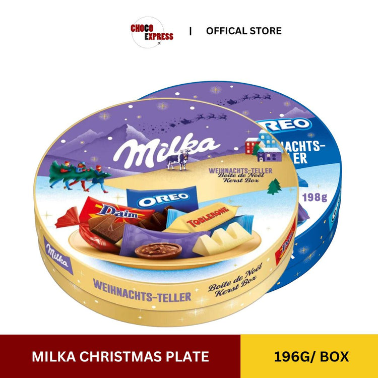 Milka Christmas Plate| Chocolate Box| Christmas Box/ Product of Germany