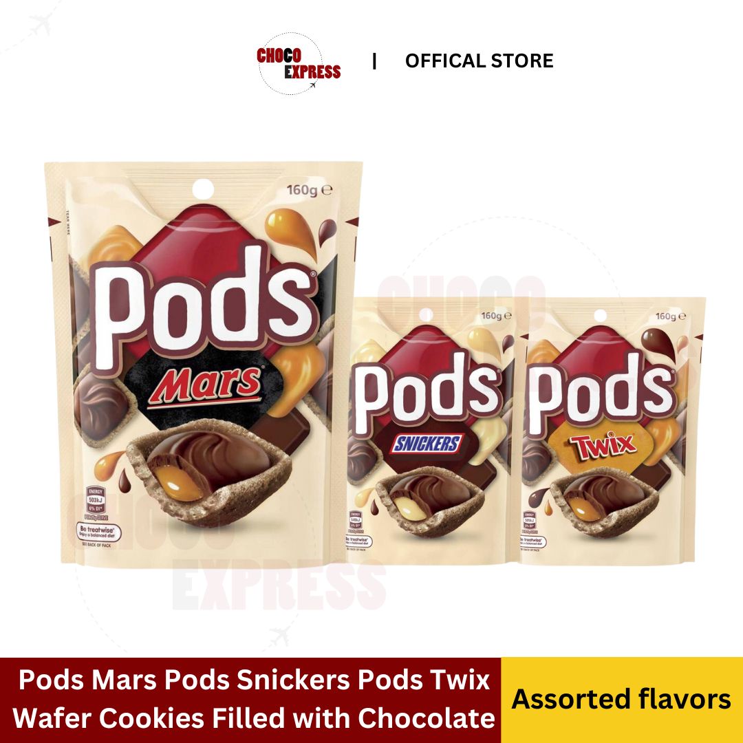 Pods Chocolate Wafer: Mars| Snickers| Twix