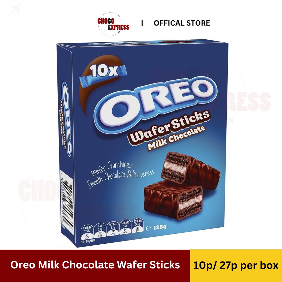 Oreo Wafer Sticks Milk Chocolate 10p 128g/ Product of Australia