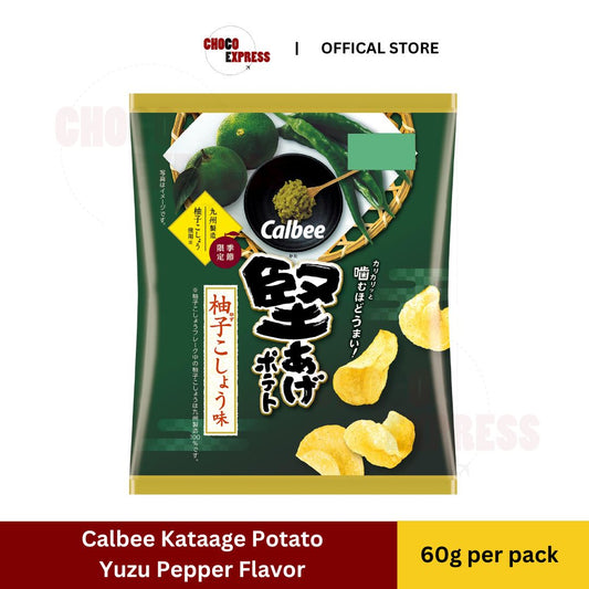 Calbee Kataage Potato Yuzu Pepper Flavor 60g/ Product of Japan