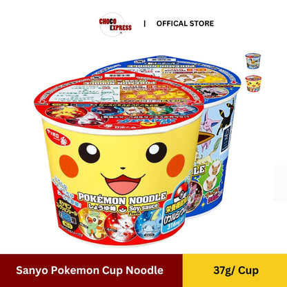 Sanyo Pokemon Cup Noodle Seafood Soy Sauce  37g/ Japan Product