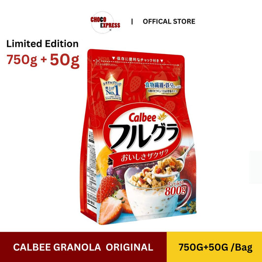 (Limitied Edition) Calbee Granola Frugra Cereal 750g+50g/ Product of Japan