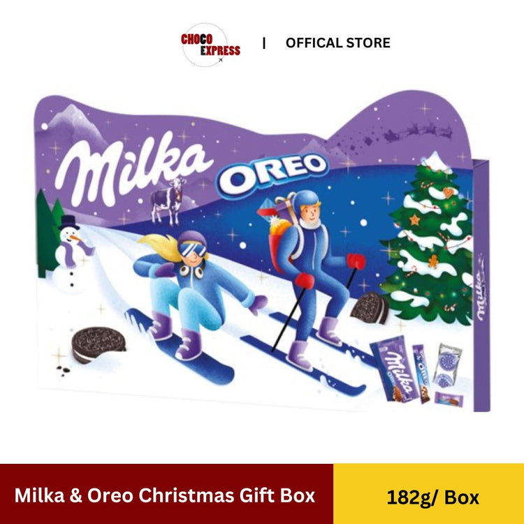 Milka & Oreo Christmas Gift Box 182g/ Product of Germany