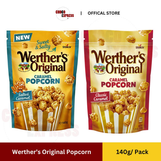 Werther's Popcorn Classic Caramel 140G/ Product of Europe