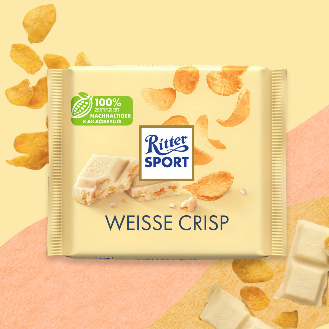 Ritter Sport Chocolate 100g: White Crisp