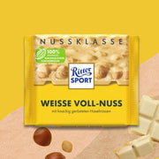 Ritter Sport Chocolate 100g: White Whole Hazelnut