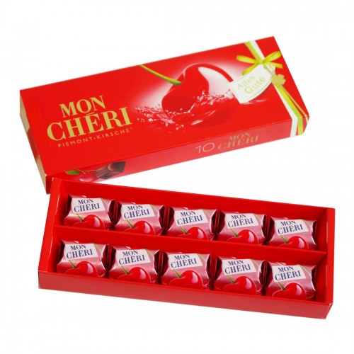 Ferrero Mon Cheri Liquor Chocolates T10 105g/ Product of Italy