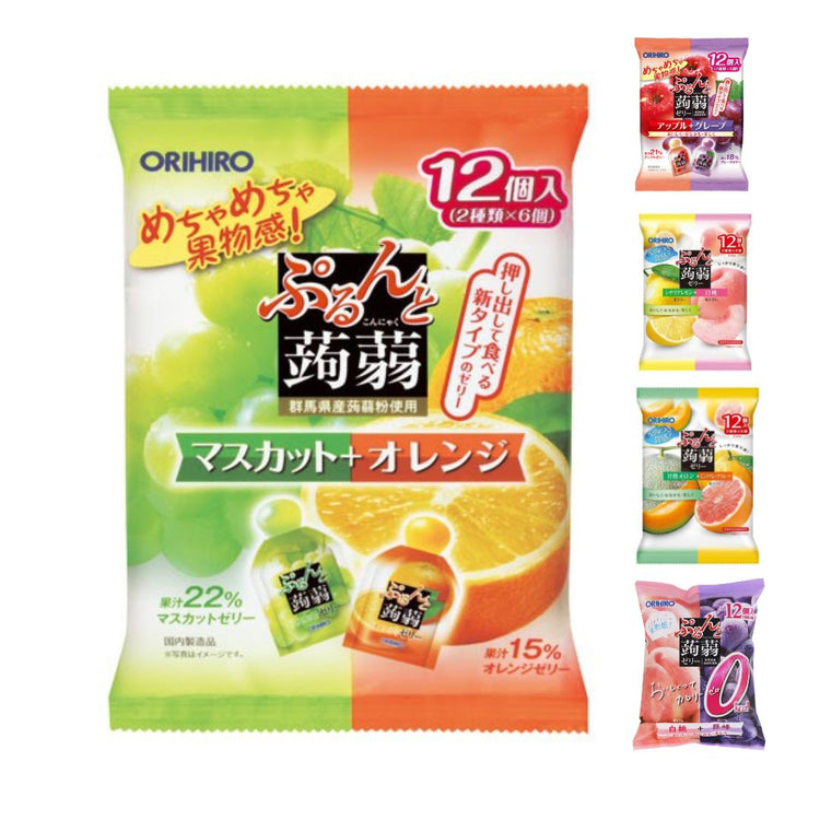 Orihiro Konjac Jelly 12pcs / Product of Japan