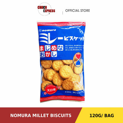 Nomura Millet Biscuits 120g/ Product of Japan