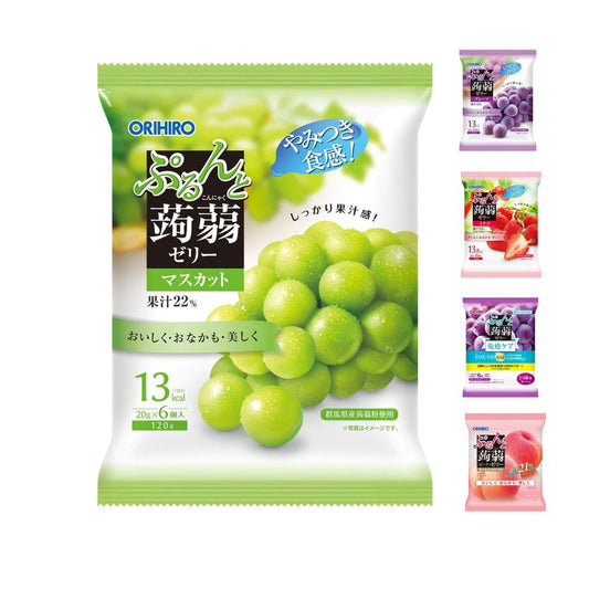 Orihiro Konjac Jelly 6pcs (Product of Japan)