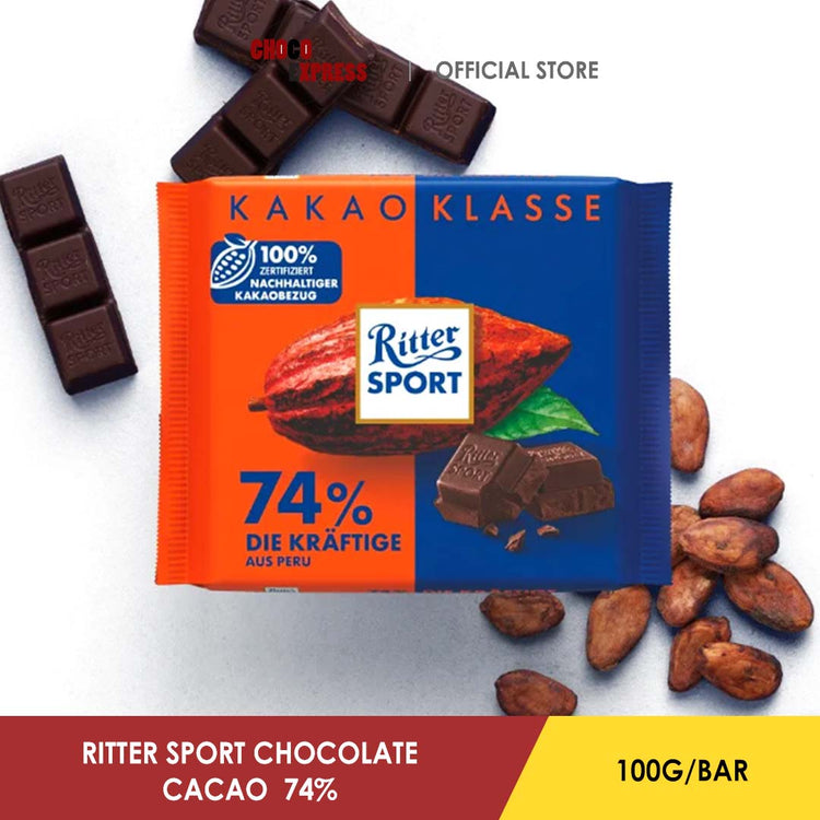 Ritter Sport Cacao 74% Peru 100G