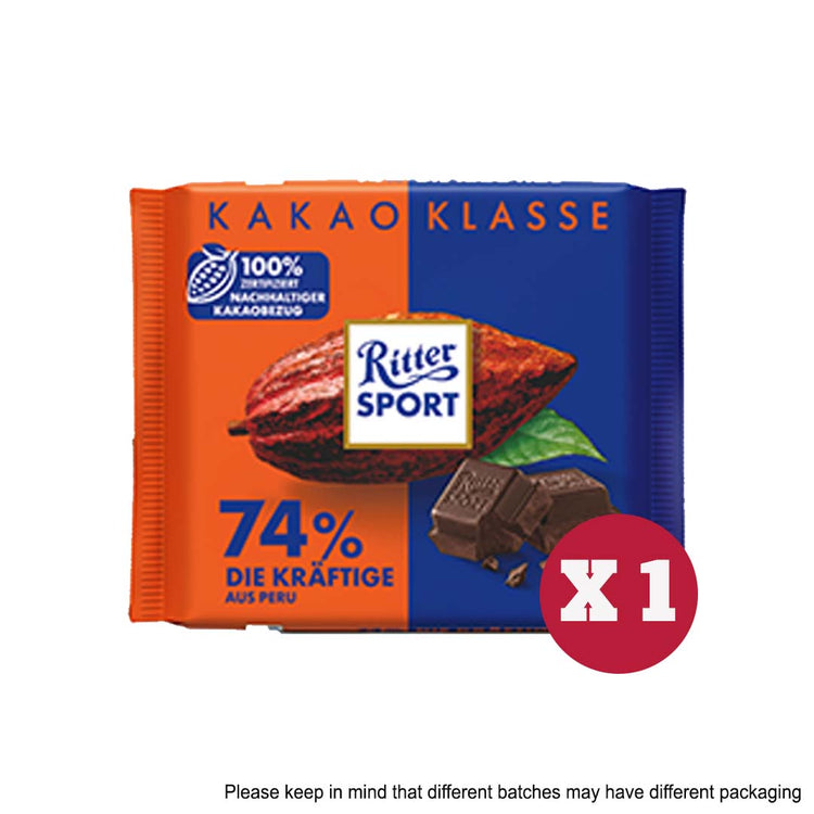 Ritter Sport Cacao 74% Peru 100G