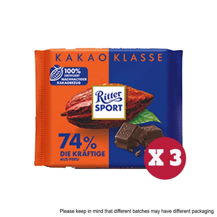 Ritter Sport Cacao 74% Peru 100G