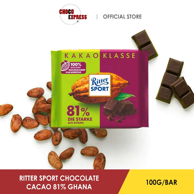 Ritter Sport 81% Ghana 100G